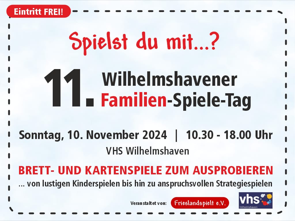 Info 11. Familienspieletag